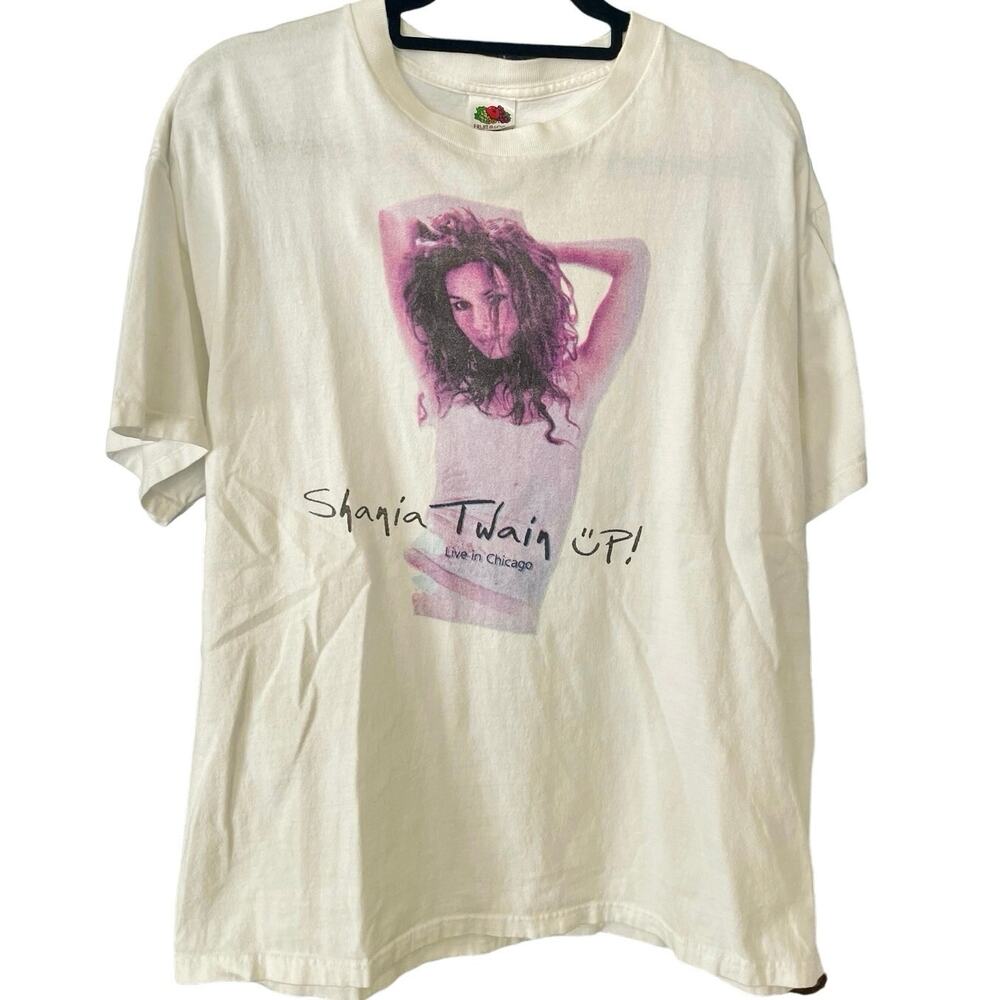 Vintage Y2K Shania Twain Up 2003 Grant Park Chicago Country Shirt Adult XL